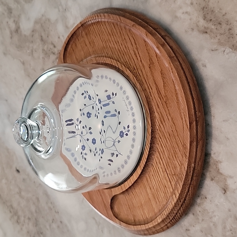 Vintage Mid Century Modern Goodwood Tile Top Cheese and Cracker Serving Board